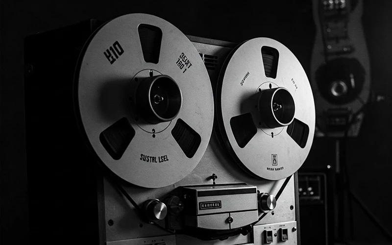 Microfono AKG C414 nella sala di ripresa di Disco Volante studio di registrazione Mirano Venezia